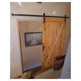 Masonite 42"x84" Barn Door Kit Knotty Adler