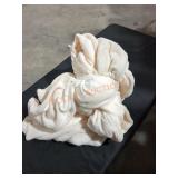 Cream Colored Soft Throw Blanket