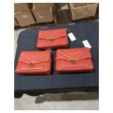 A New Day Red/Orange Purse (Set of 3)