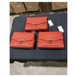 A New Day Red/Orange Purse (Set of 3)