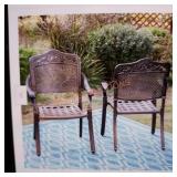 Phil villa cast aluminum patio chair