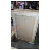 Unfinished cabinet apx 36in x 24in x 12in