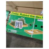 4ft cedar raised garden bed