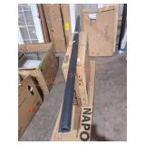 95" black window roller shad