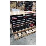 Husky 46in 9 drawer tool box mobile workbench