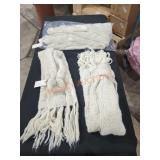 A New Day Knitted Scarves Oatmeal Color