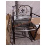Metal Decorative Rocking Chair 23"W