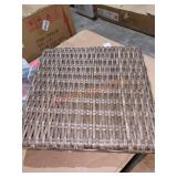 Hampton Bay Rockcliff 18"x18" Side Table Wicker