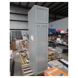 18" x 25" x 84" Grey Cabinet
