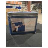 Charisma 3pc Blue Duvet Set King Size