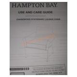 Hampton Bay Chase wood stationary lounge chair