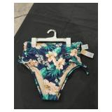 Kona Sol Floral High Waist Swimsuit Bottoms