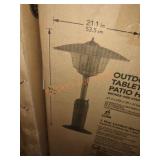 Hampton Bay tabletop gas patio heater