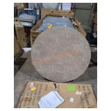 3ft round fossil stone table top