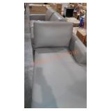 Amax leather 2pc sectional couch