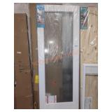 80"×30" glass door