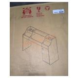 Coastal white vanity table