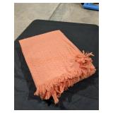 Opal House 60"×86" Peach Throw Blankets