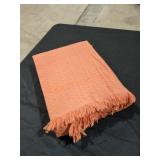 Opal House 60"×86" Peach Throw Blankets