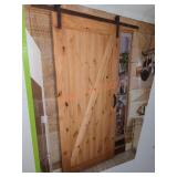 Masonite Barn Door Kit 36"x84" Knotty Alder