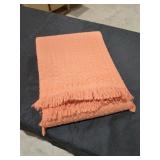Opal House 60"×86" Peach Throw Blankets