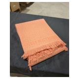 Opal House 60"×86" Peach Throw Blankets