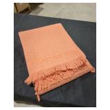 Opal House 60"×86" Peach Throw Blankets