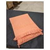 Opal House 60"×86" Peach Throw Blankets