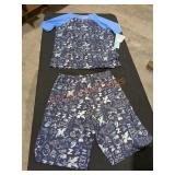 Cat&Jack Blue Pajama Set Youth Large