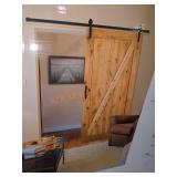 Masonite 42"x84" Barn Door Kit Knotty Adler
