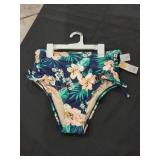 Kona Sol Floral High Waist Swimsuit Bottoms