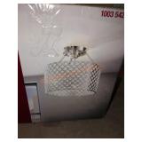 Home decorators semi flush mount light