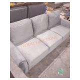 80" three seat couch with damage