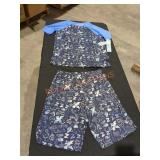 Cat&Jack Blue Pajama Set Youth Large