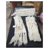 A New Day Knitted Scarves Oatmeal Color
