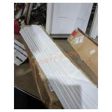 Fabric roman blinds. 2pk