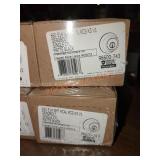 Kwikset Deadbolt in Matte Black, 6 boxes