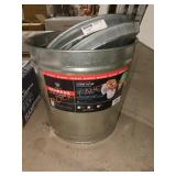 Beherens Locking Lid Can, 10 Gallon with 2 Lids