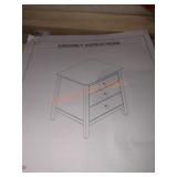 Brooklyn 3 drawer nightstand