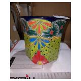 Small floral planter