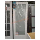 80" x 30" door with large glass window