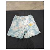 Cat&Jack Blue/White Tie Dye Shorts Small