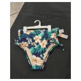 Kona Sol Floral High Waist Swimsuit Bottoms
