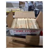 The sticks large box lot of paint sticks