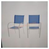 Stylewell split back sling chair 2pk