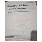 Hampton bay chasewood stationary lounge chair