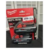 Milwaukee Red M18 High Output Battery 2 Pack,