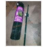 Everbilt 28" x 50ft Garden Fence and U Post