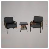 Hampton bay tolston 3pc conversation set