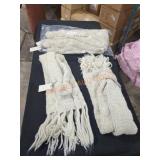 A New Day Knitted Scarves Oatmeal Color